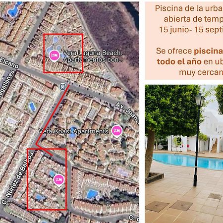 Apartamento En Vera Playa Laguna Beach Bagian luar foto