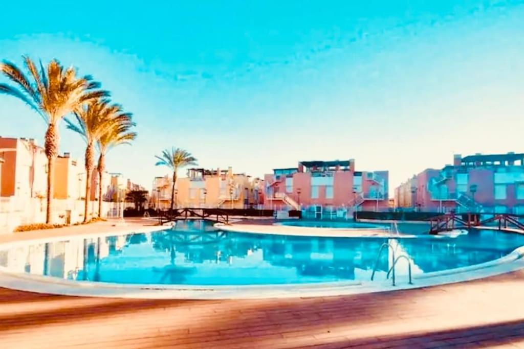 Apartamento En Vera Playa Laguna Beach Bagian luar foto