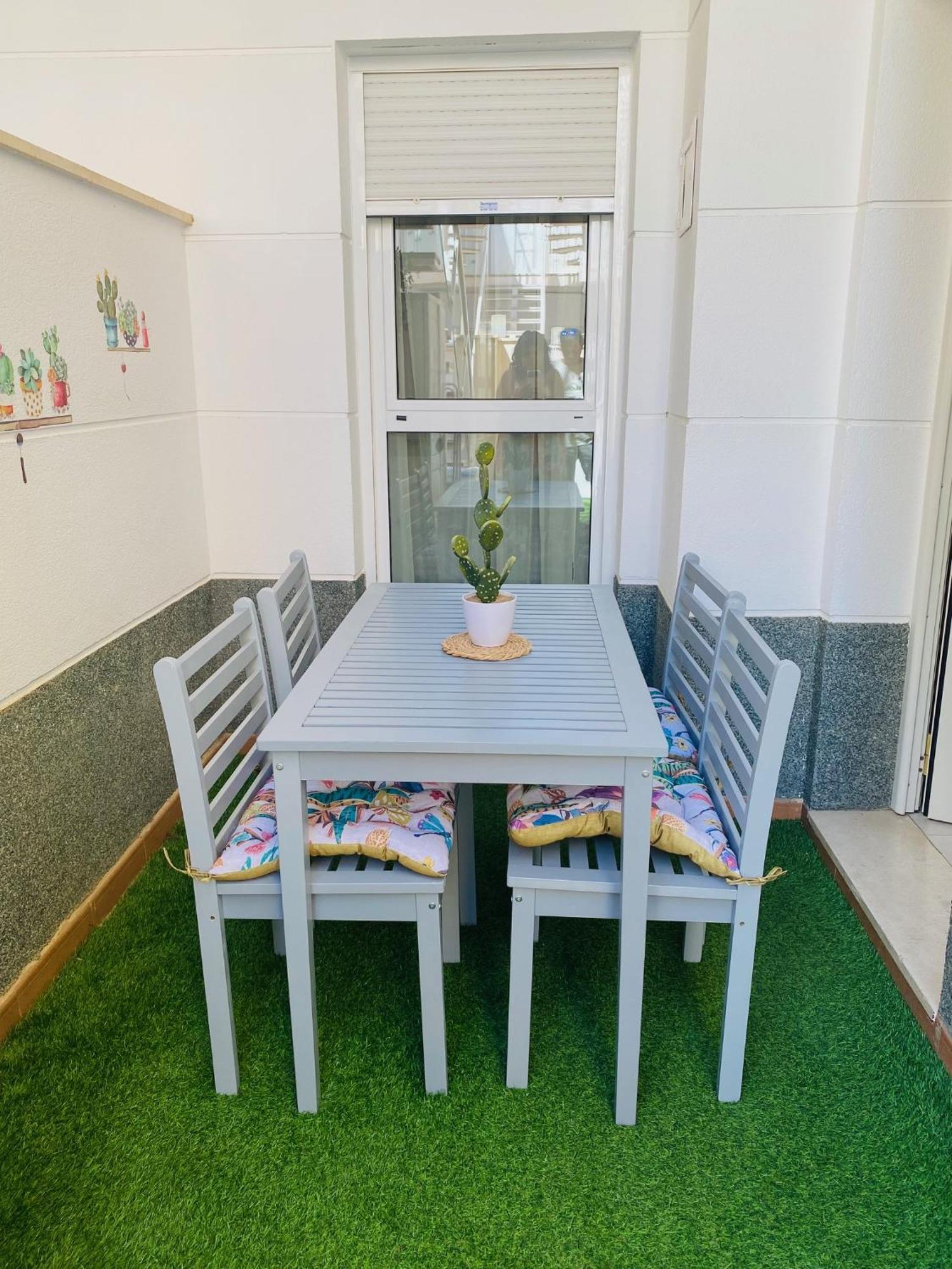 Apartamento En Vera Playa Laguna Beach Bagian luar foto
